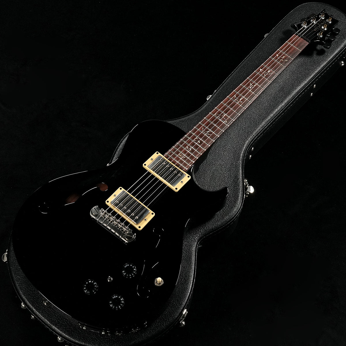 [SN 08 133627] USED Paul Reed Smith / Singlecut Hollowbody Standard w/Piezo Black 2008 [05]