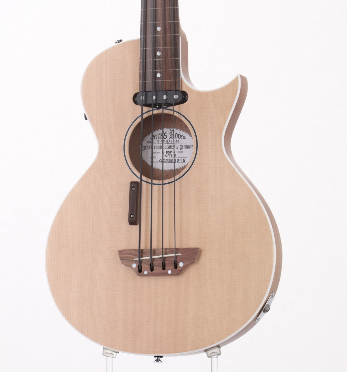 [SN GC2351215] USED GrassRoots / G-AC-BASS-FL NTLS Natural Satin [2.24kg / made in 2023] GrassRoots Fretless Electric Bass [08]