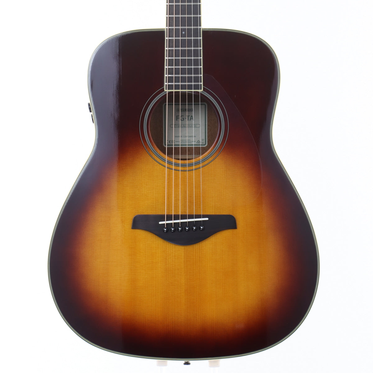 [SN IIJ091191] USED YAMAHA / FG-TA Trans Acoustic Brown Sunburst [11]