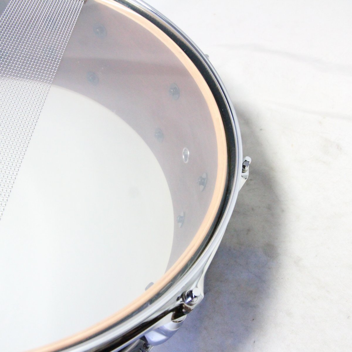 USED YAMAHA / RBS1455 Recording Custom Wood Solid Black 14x5.5 Snare Drum [08]
