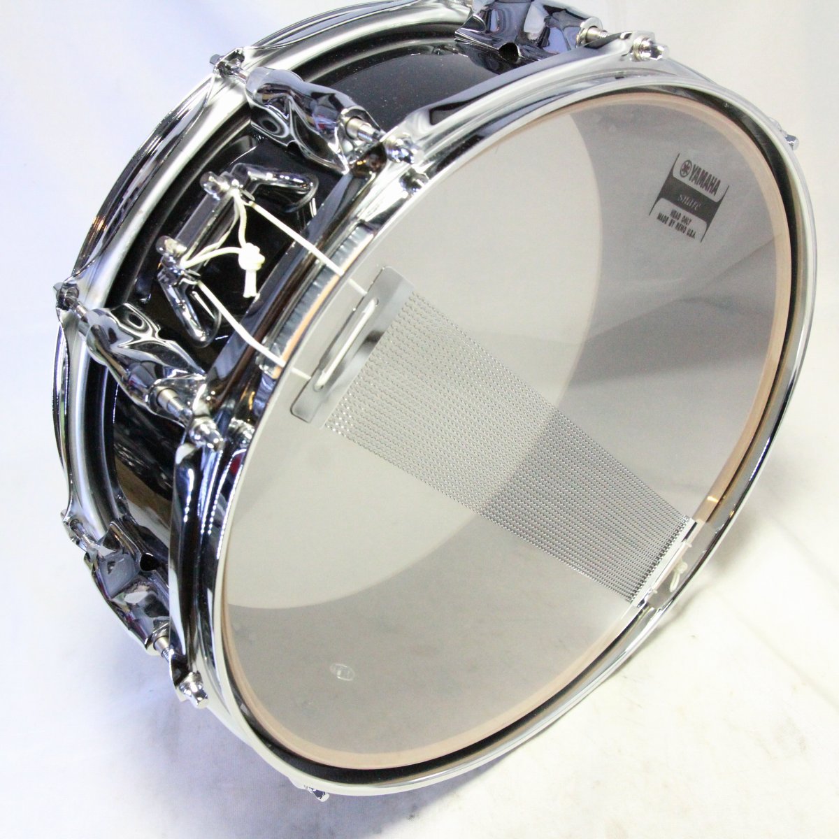 USED YAMAHA / RBS1455 Recording Custom Wood Solid Black 14x5.5 Snare Drum [08]