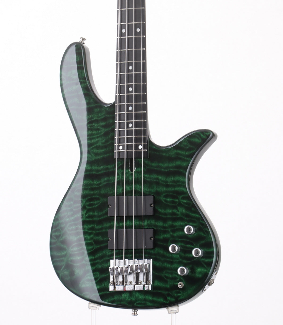 [SN 120804-05] USED CREWS MANIAC SOUND / GTN-4 MP DEEP HH See-through Green [06]
