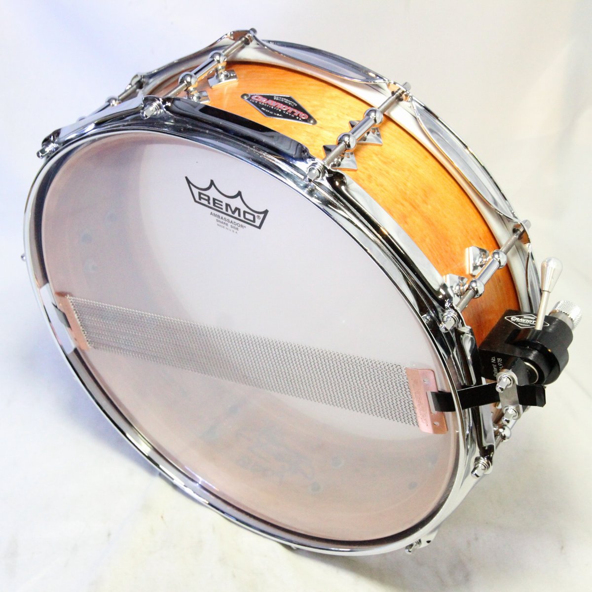 USED CRAVIOTTO / Solid Cherry 14x4 Snare Drum Craviotto, solid cherry [08]
