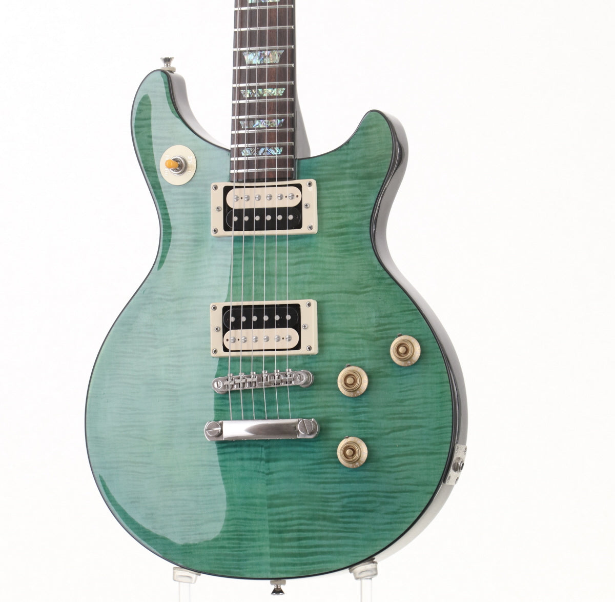 [SN 13091507291] USED Epiphone / Tak Matsumoto DC Standard Plus Top Aqua Blue 2013 [09]