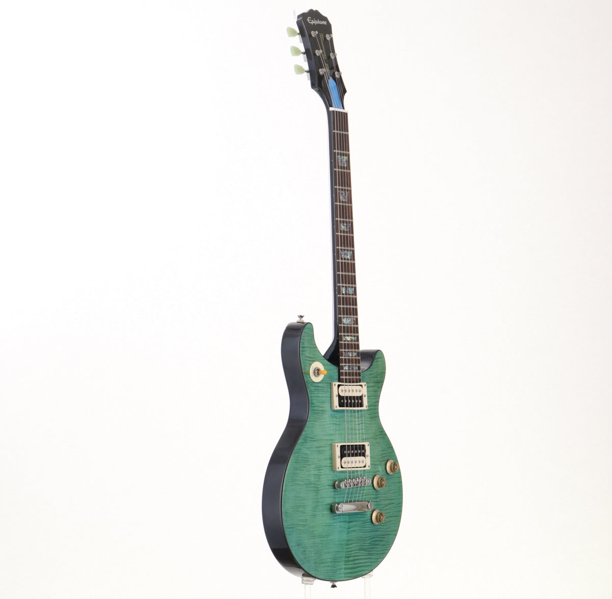 [SN 13091507291] USED Epiphone / Tak Matsumoto DC Standard Plus Top Aqua Blue 2013 [09]