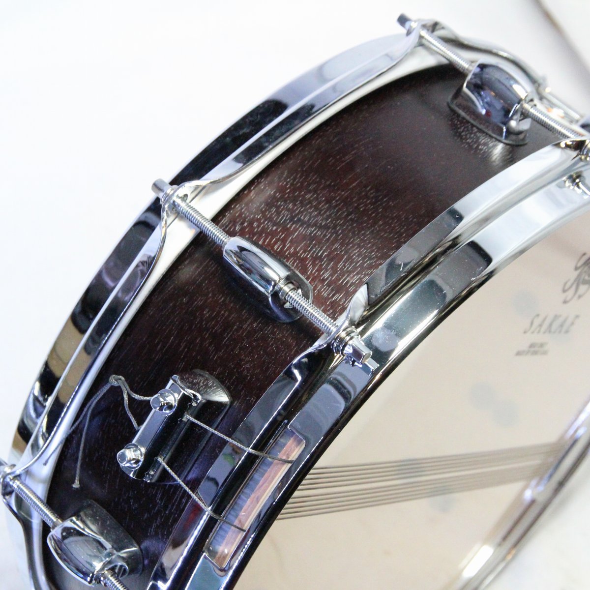 USED SAKAE / CSD1340BM Maple Bubinga Concert Snare 13x4 SAKAE Snare Drum [08]