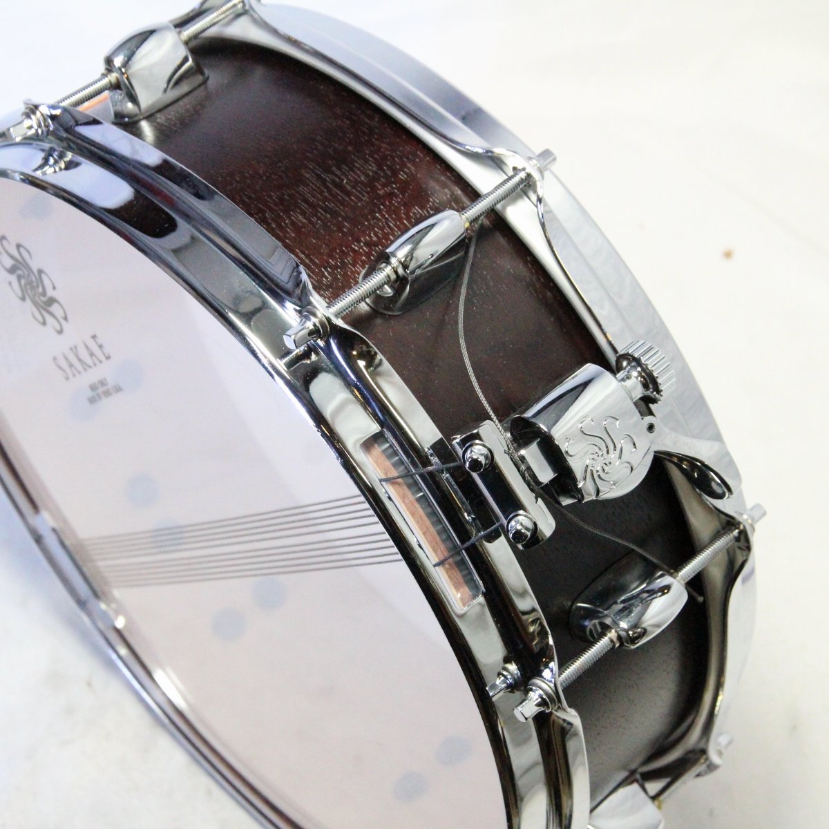 USED SAKAE / CSD1340BM Maple Bubinga Concert Snare 13x4 SAKAE Snare Drum [08]