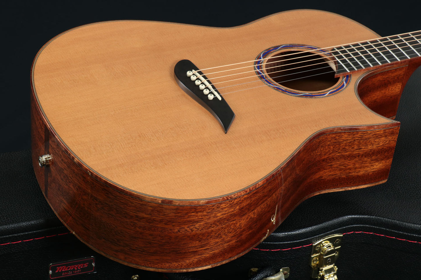 [SN 1804018] USED Morris / Handmade Premium S-96 III Natural [Made in Japan] Morris Eleaco Acoustic Guitar [08]