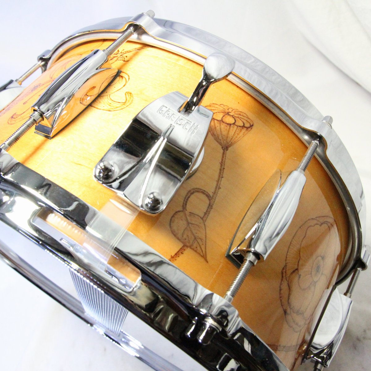 USED GRETSCH / USA Custom HUMMINGBIRD C-65148S-WB3 14x6.5 Snare Drum [08]