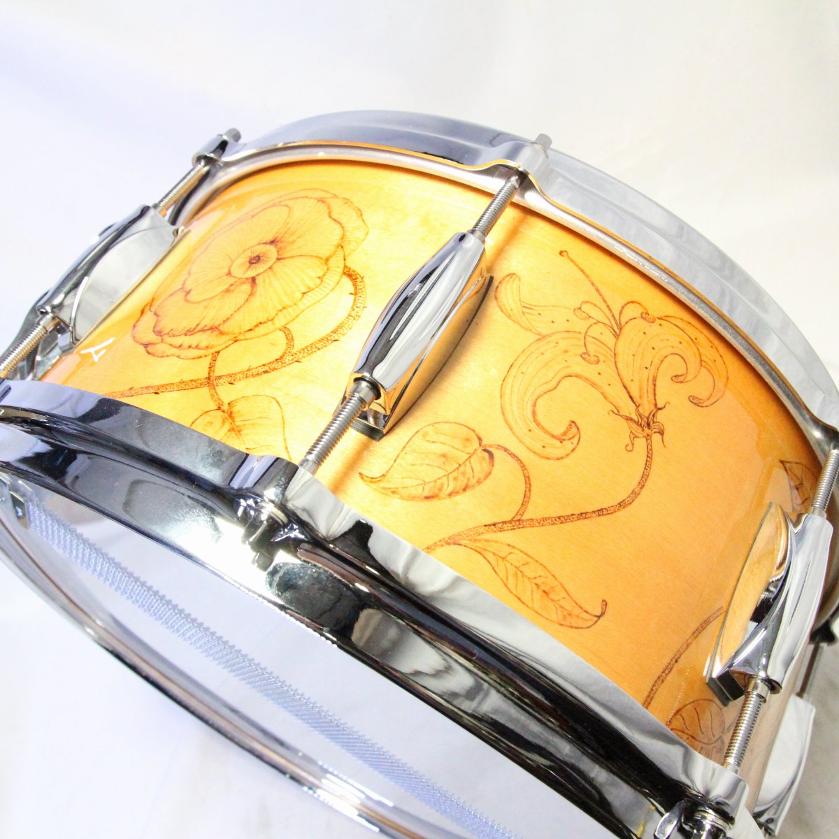 USED GRETSCH / USA Custom HUMMINGBIRD C-65148S-WB3 14x6.5 Snare Drum [08]