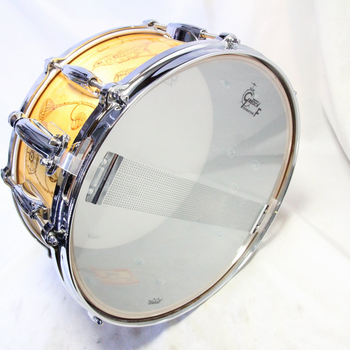 USED GRETSCH / USA Custom HUMMINGBIRD C-65148S-WB3 14x6.5 Snare Drum [08]