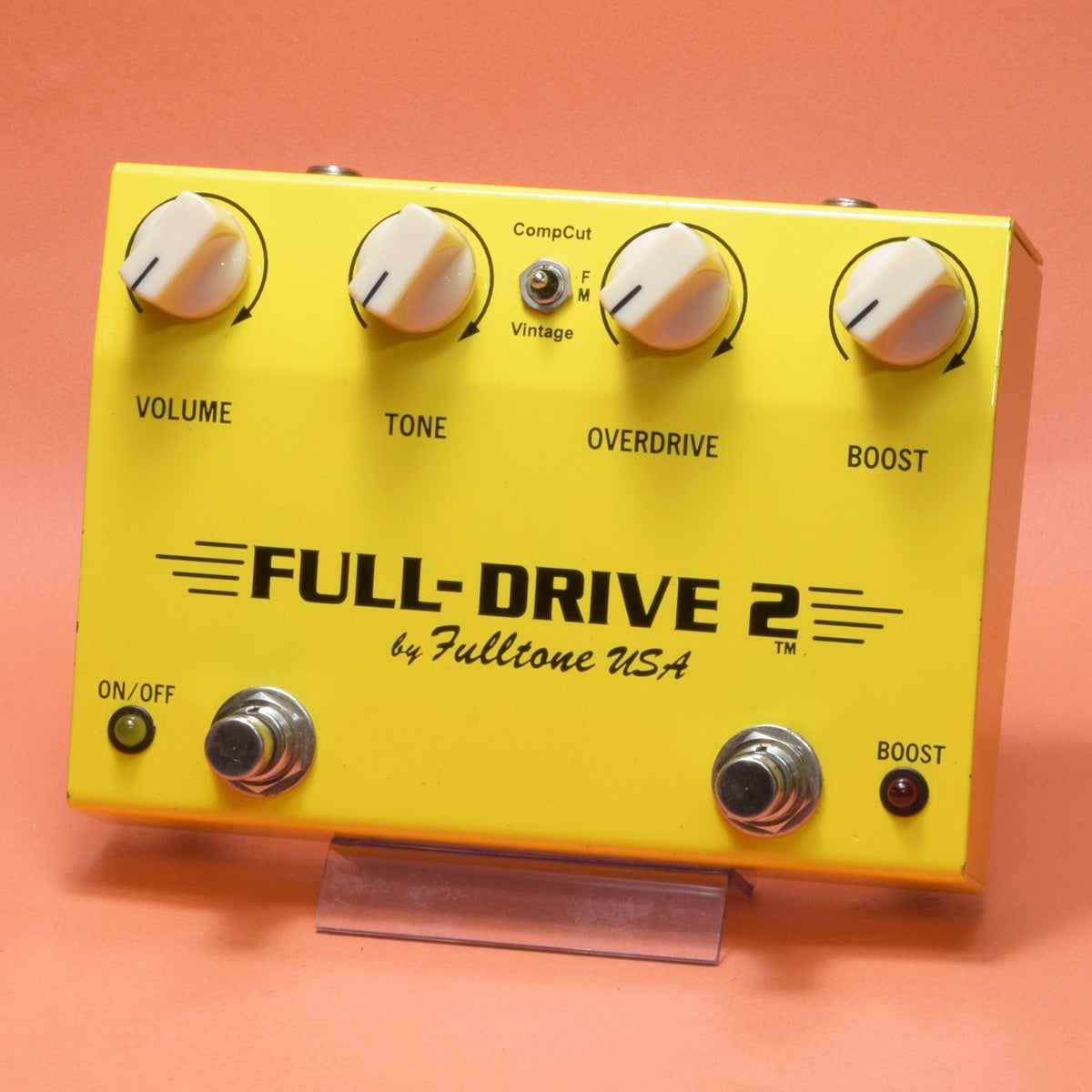 [SN 420] USED Fulltone Fulltone / Full-Drive2 3-way Switch Limited Color Ferrari Yellow [20]