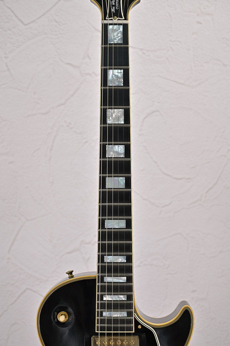 [SN 72647] USED Gibson Custom / Historic Collection 1957 Les Paul Custom Reissue 3-Pickup Bigsby VOS Ebony 2022 [10]