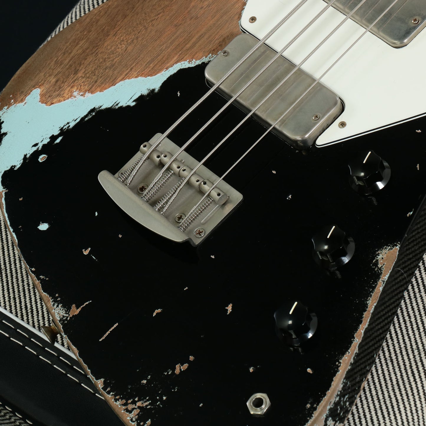 [SN FM2206001] USED FANO / Alt de Facto PX4 Black Over Blue Boy Medium Relic [3.64kg] FANO Electric Bass [08]