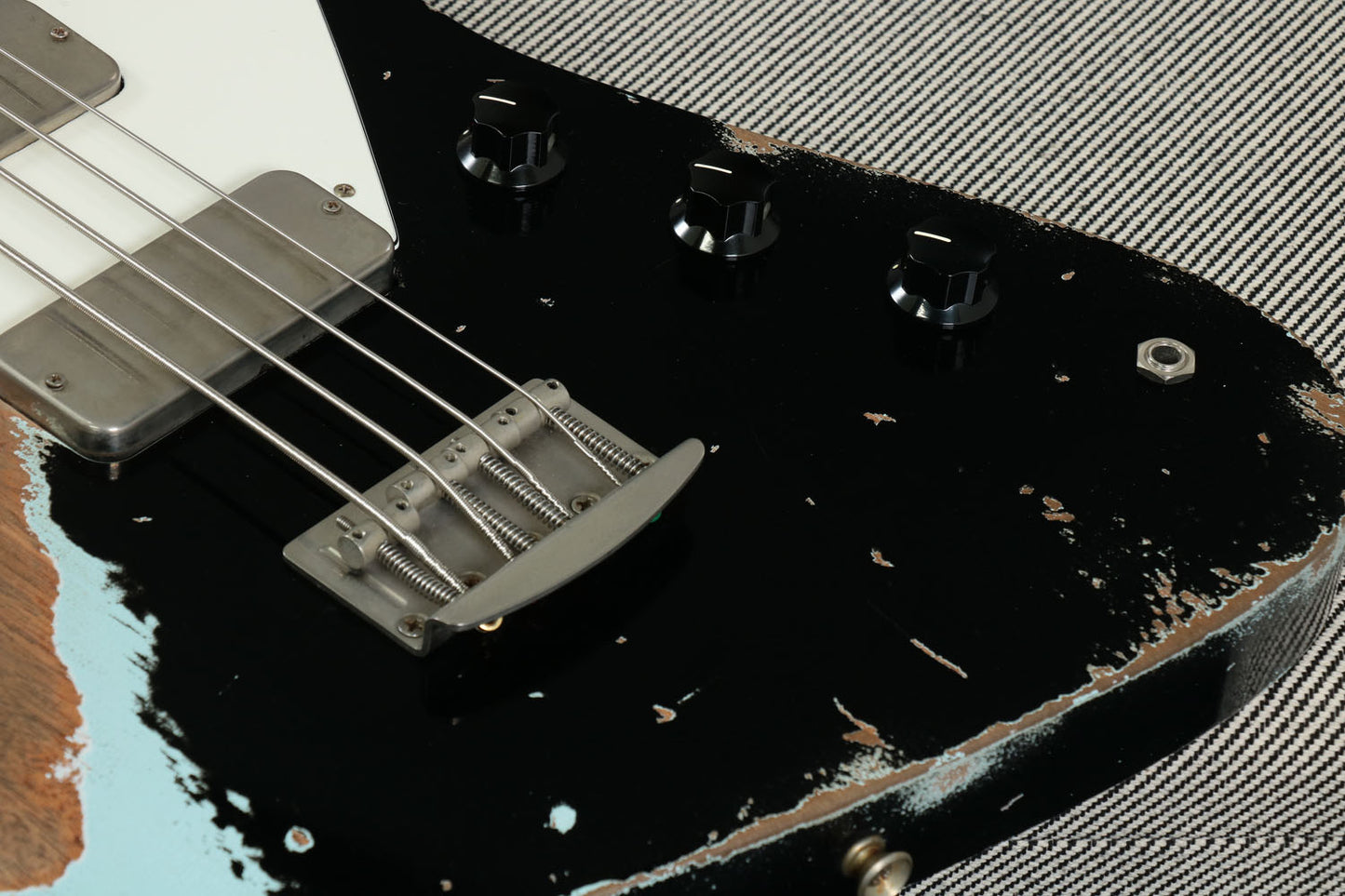 [SN FM2206001] USED FANO / Alt de Facto PX4 Black Over Blue Boy Medium Relic [3.64kg] FANO Electric Bass [08]