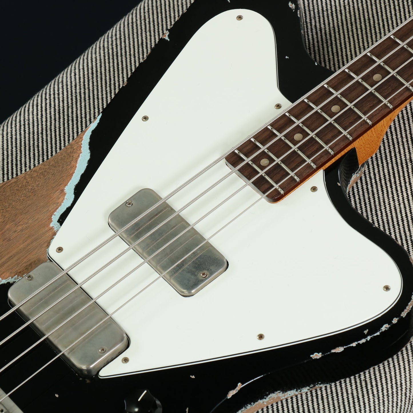 [SN FM2206001] USED FANO / Alt de Facto PX4 Black Over Blue Boy Medium Relic [3.64kg] FANO Electric Bass [08]