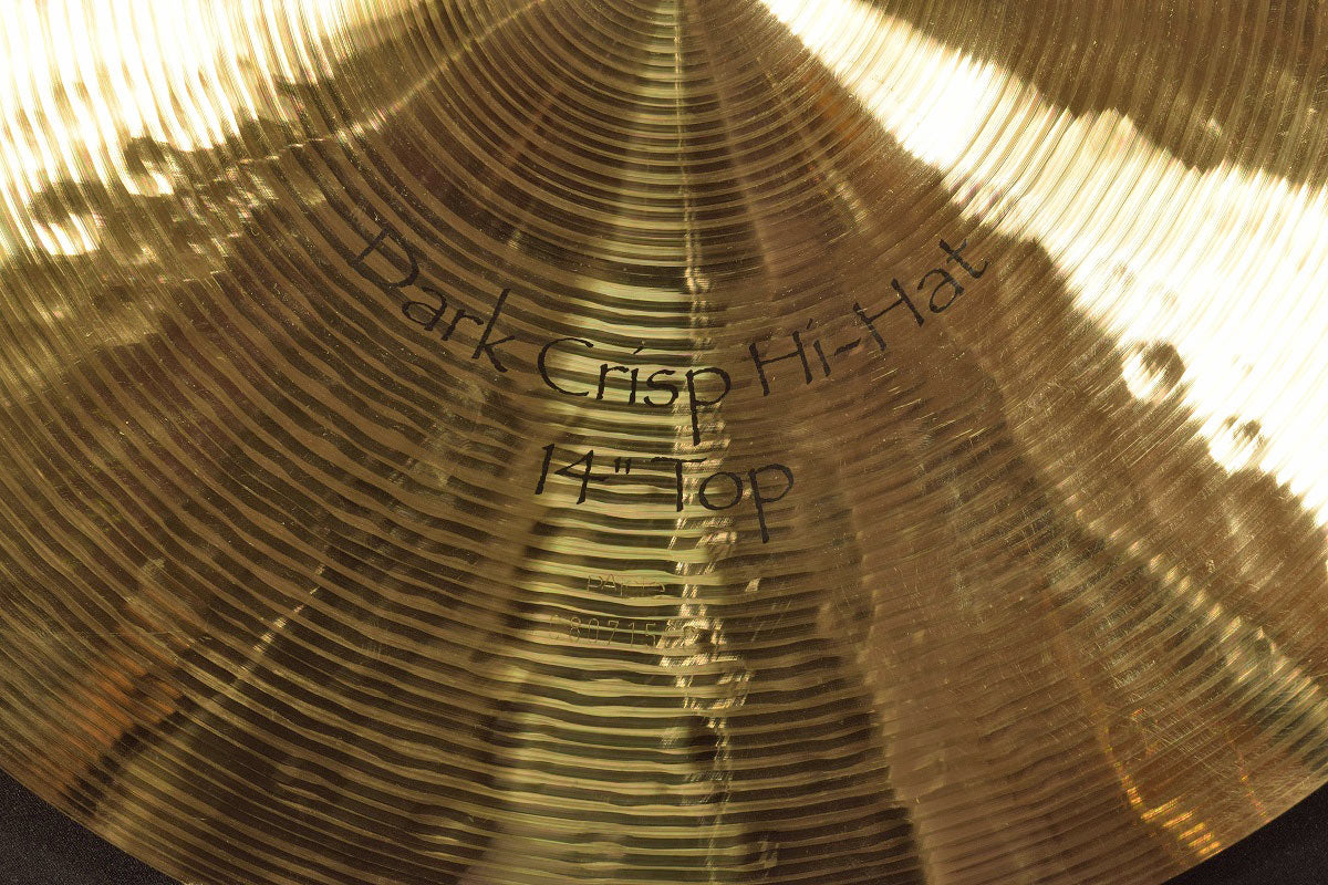 [SN 08071586 / 08071649] USED Paiste Paiste / Signature 14 Dark Crisp Hihats [20]