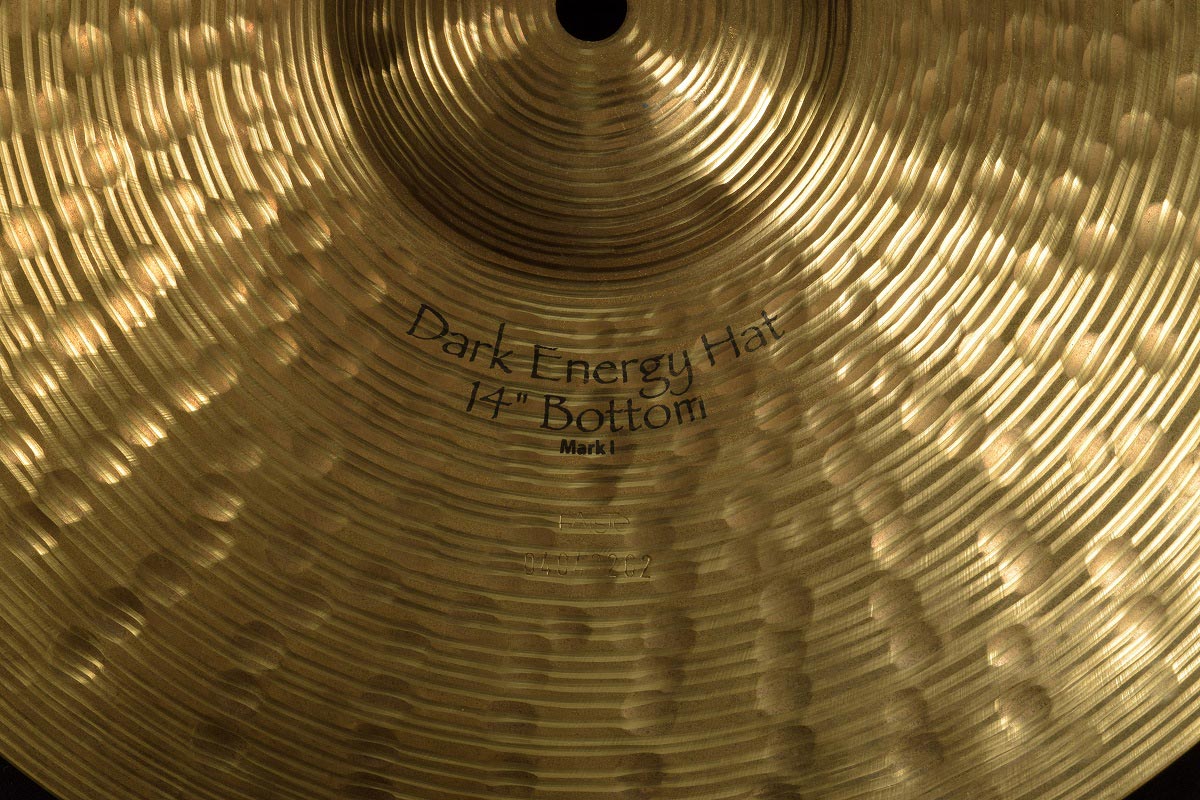 [SN 04687079 / 04043262] USED Paiste Paiste / Signature 14 Dark Energy Mark I Hihats [20]