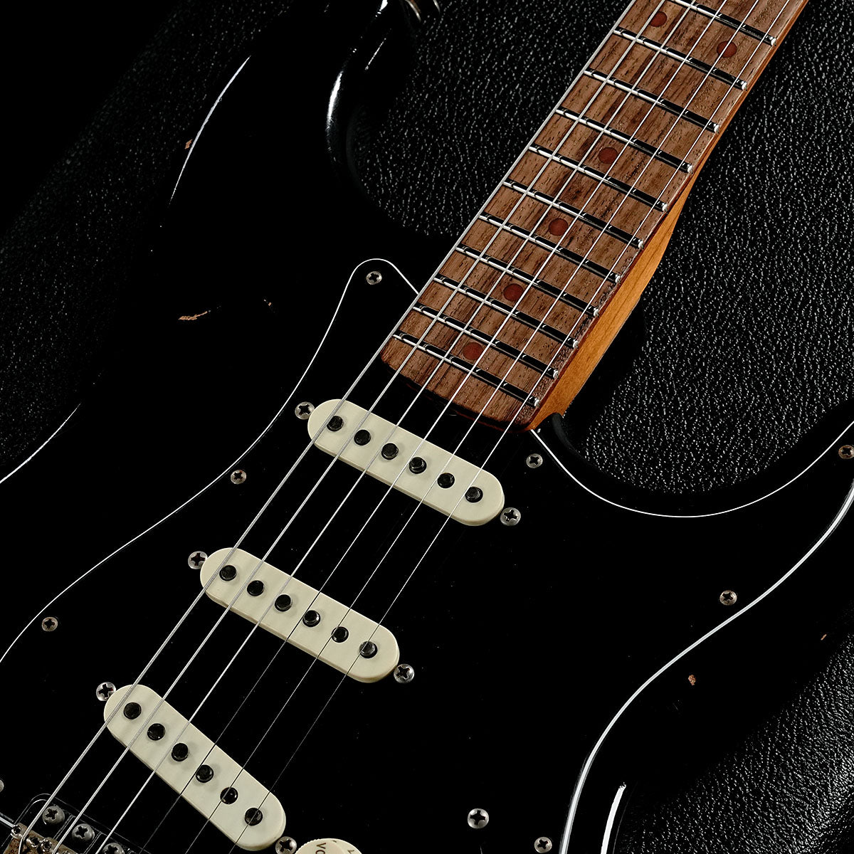 [SN CZ530816] USED Fender Custom Shop / 2017 Limited Black Roasted Dual-Mag Stratocaster Relic Black [05]
