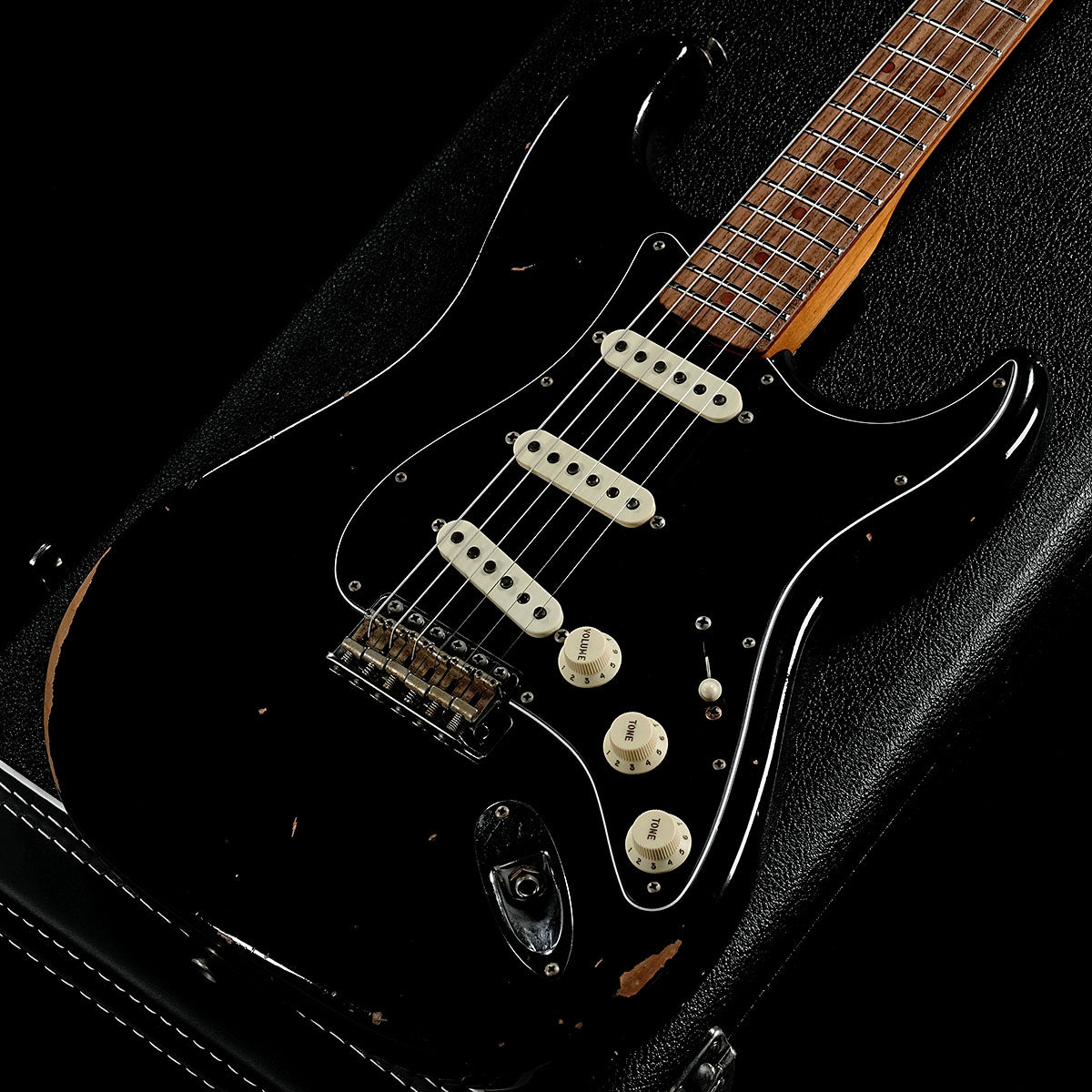 [SN CZ530816] USED Fender Custom Shop / 2017 Limited Black Roasted Dual-Mag Stratocaster Relic Black [05]