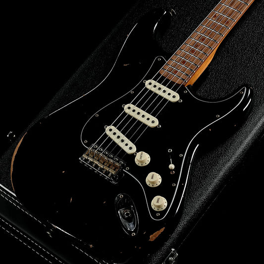 [SN CZ530816] USED Fender Custom Shop / 2017 Limited Black Roasted Dual-Mag Stratocaster Relic Black [05]