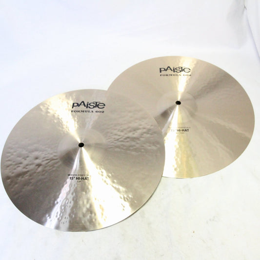 USED PAISTE / FORMULA602 MODERN ESSENCIALS Hihat 1056/1340 15" paiste hi-hat cymbal [08]