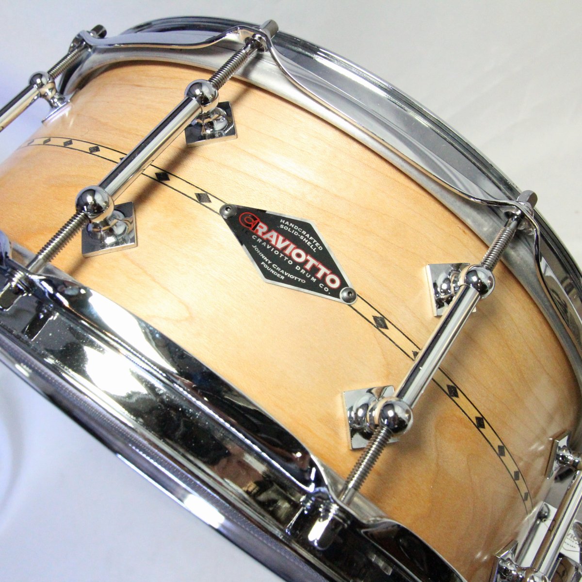 USED CRAVIOTTO / Custom Shop Snare Drums Solid Maple 14×5.5 Craviotto Veneer Maple [08]