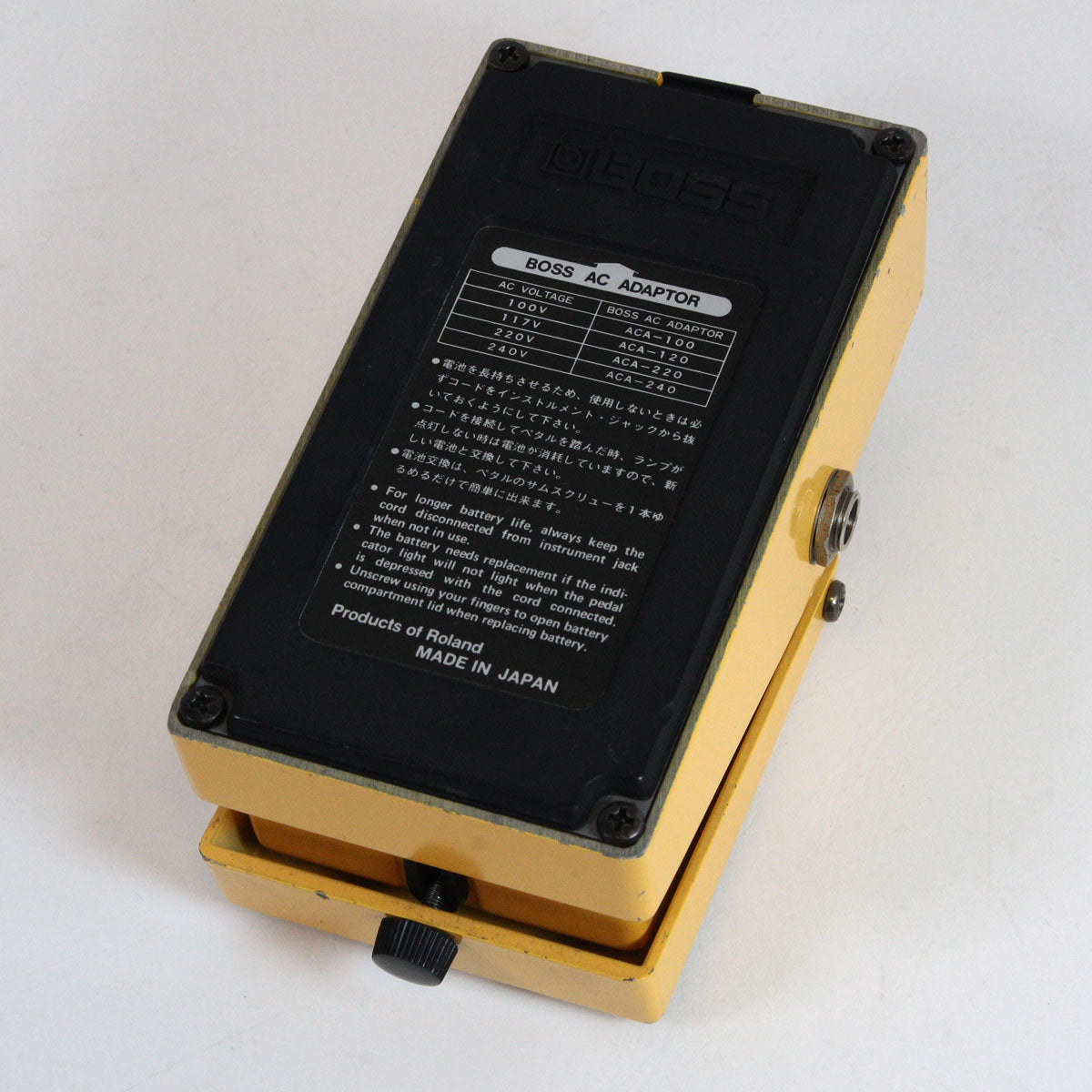 [SN 383600] USED BOSS / OD-1 Over Drive 1983 JRC4558DD / 052-281E [05]
