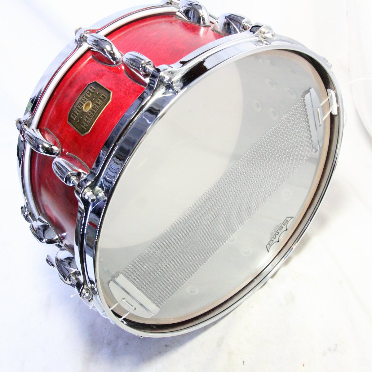 USED GRETSCH / G-4155 14x6.5 USA Custom #Wainut Gretsch Snare Drum [08]