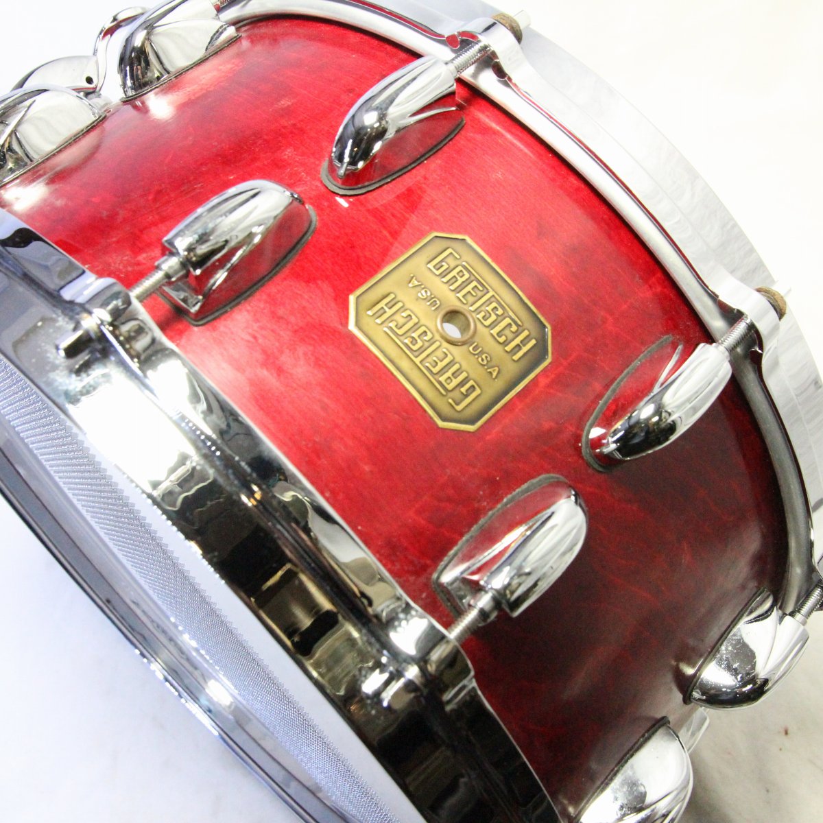 USED GRETSCH / G-4155 14x6.5 USA Custom #Wainut Gretsch Snare Drum [08]