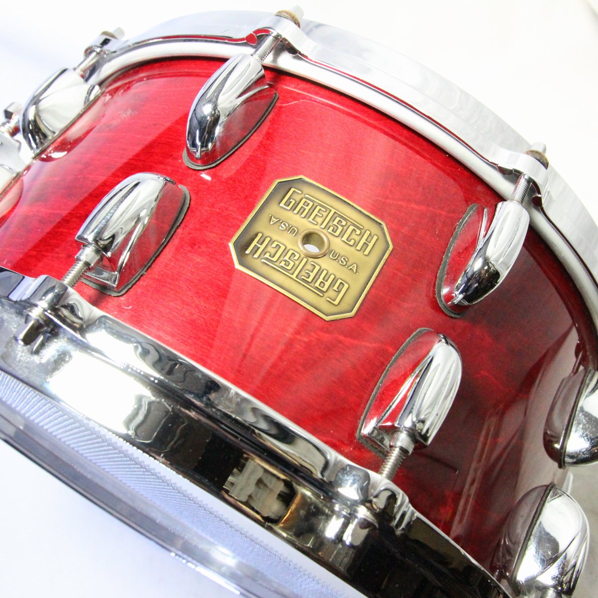 USED GRETSCH / G-4155 14x6.5 USA Custom #Wainut Gretsch Snare Drum [08]