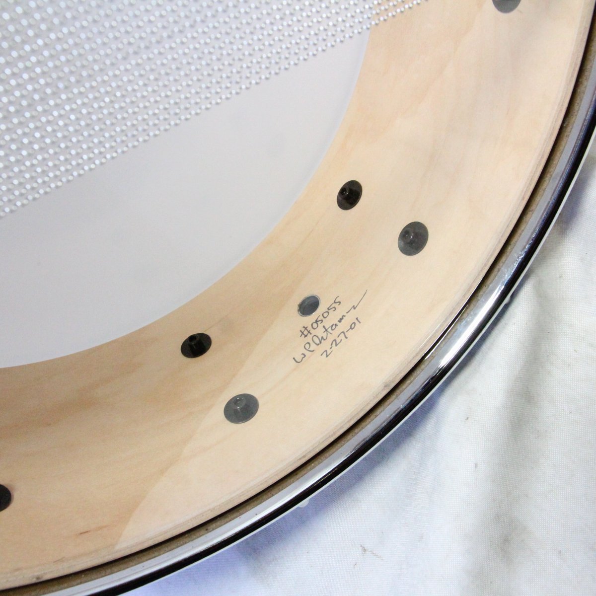 USED PORK PIE / MAPLE 14x5 SNARE DRUM Pork Pie Maple Snare Drum [08]