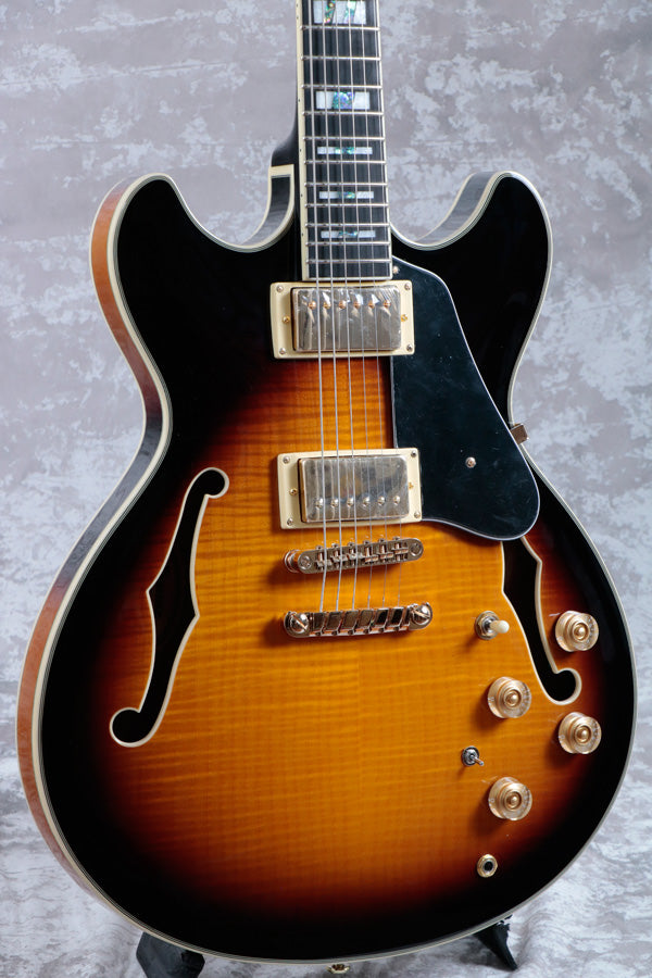 Ibanez / John Scofield Signature Model JSM10-VYS Vintage Yellow Sunburst (VYS) [80]