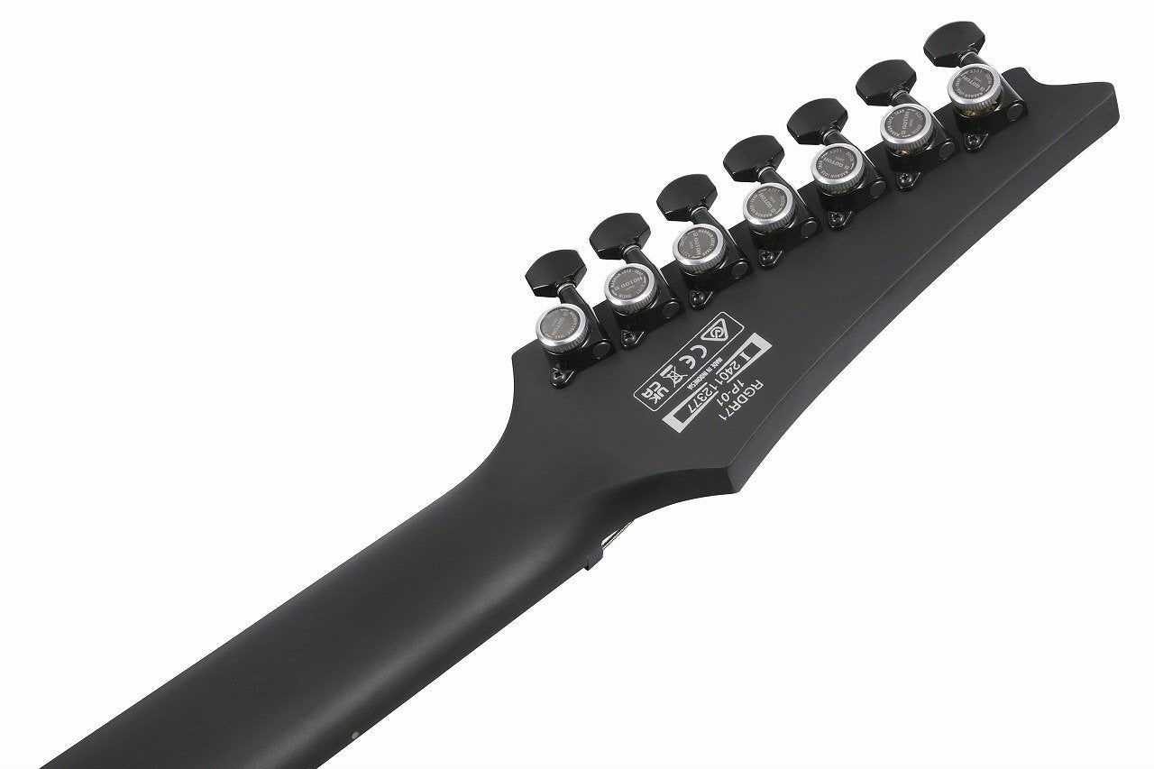 Ibanez / RGDRB71-BKF (Black Flat) Ibanez 7-string guitar IRON LABEL series [80]