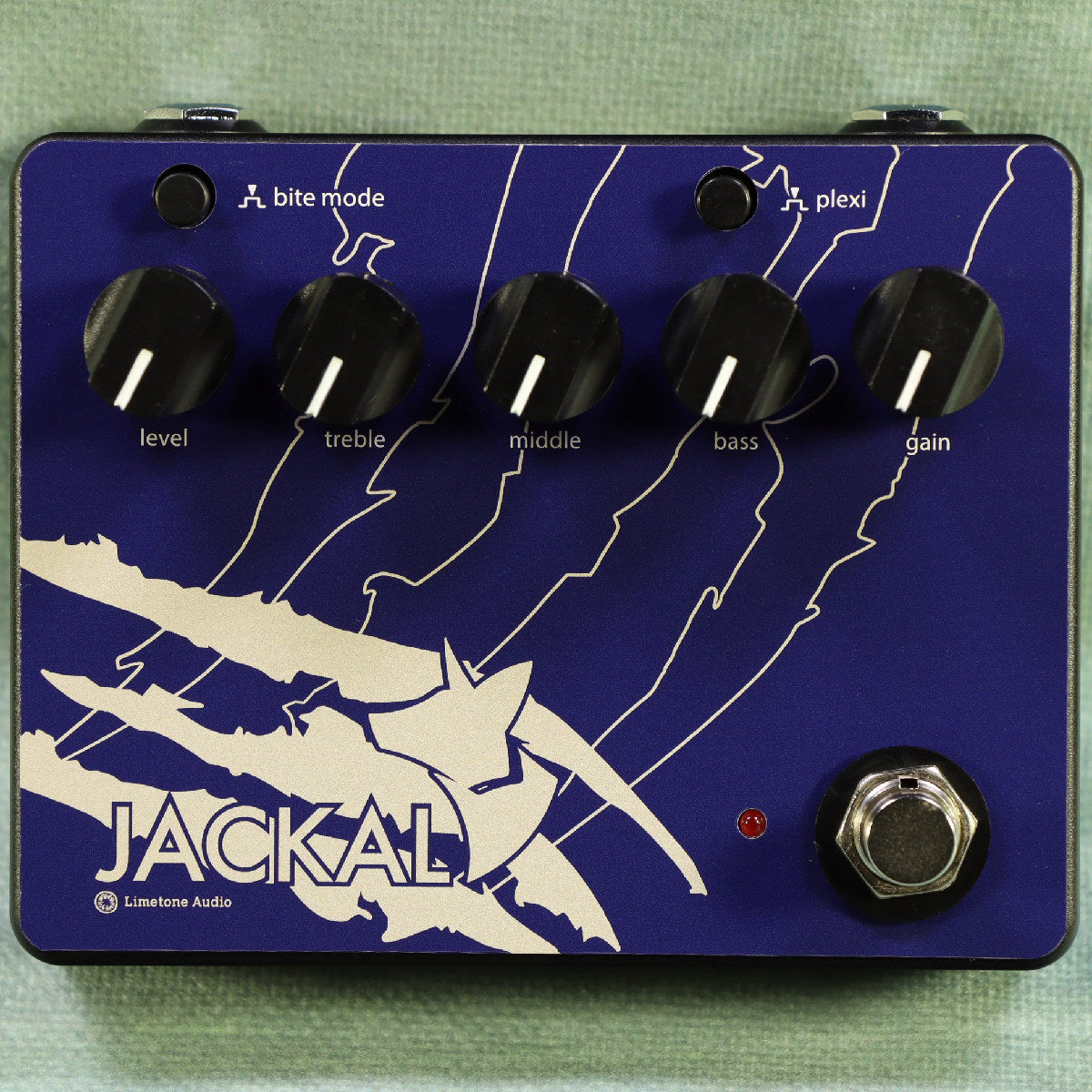 Limetone Audio / JACKAL Navy Blue Overdrive Distortion Lime Tone