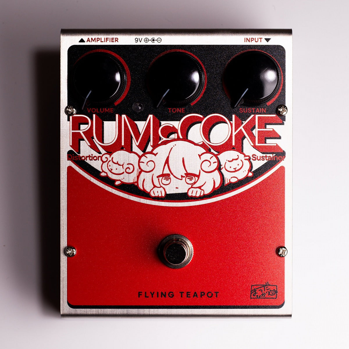 Flying Teapot / Rum and Coke RED Flying Teapot Made in Japan [80]