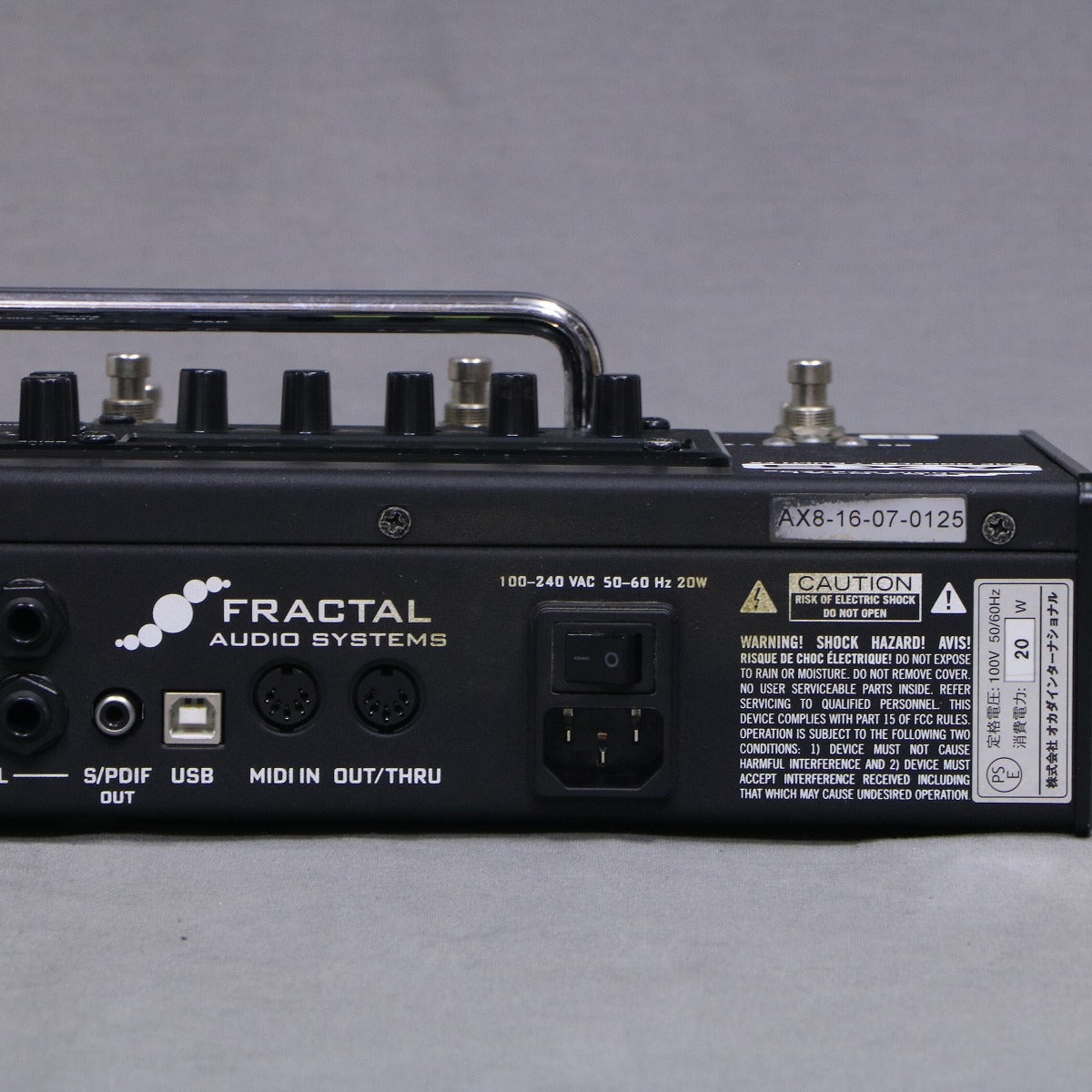FRACTAL AUDIO SYSTEMS / AX8 – Ishibashi Music Corporation.