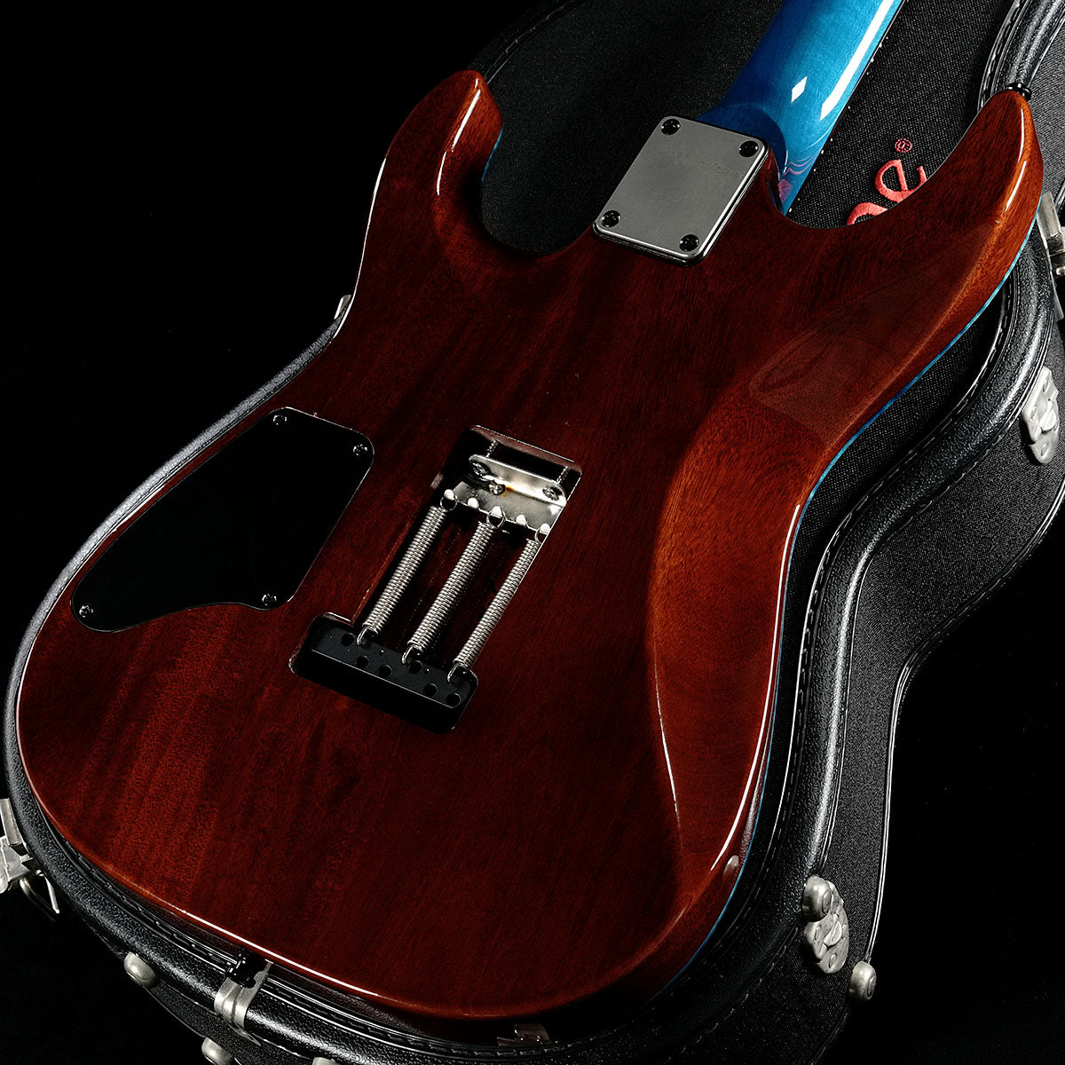 Marchione / Carve Top 1pc Flame Maple HSH Bolt-On Neck Trans Blue