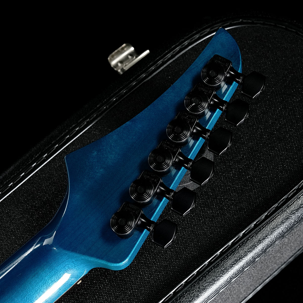 Marchione / Carve Top 1pc Flame Maple HSH Bolt-On Neck Trans Blue