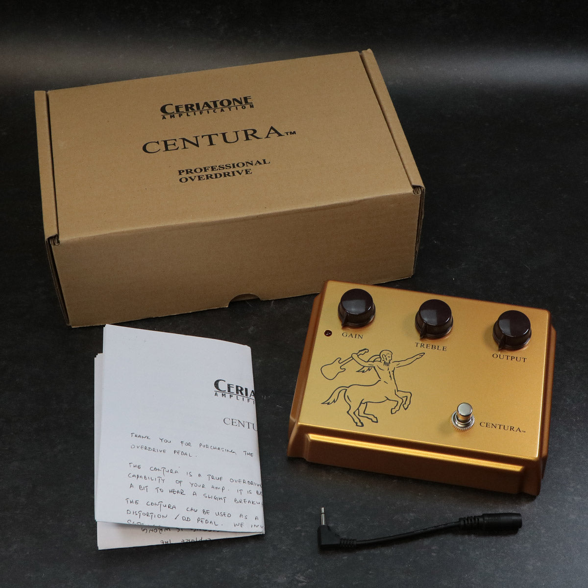 Ceriatone / CENTURA Matte Gold Overdrive – Ishibashi Music