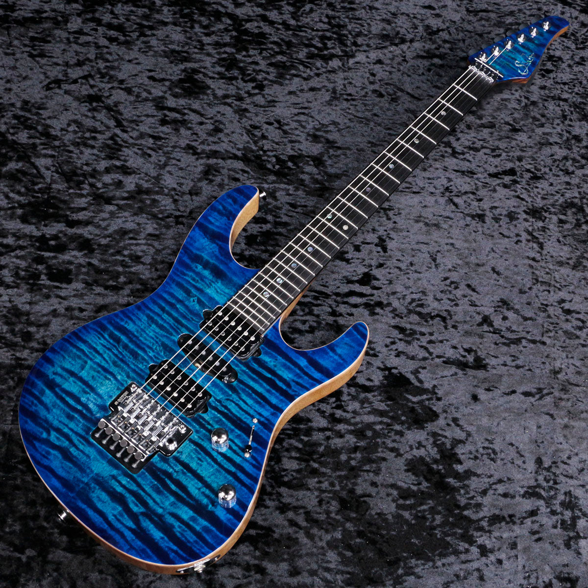 suhrさん専用 Suhr / Custom Modern Set Neck Quilt Top Black Limba Aqua Blue