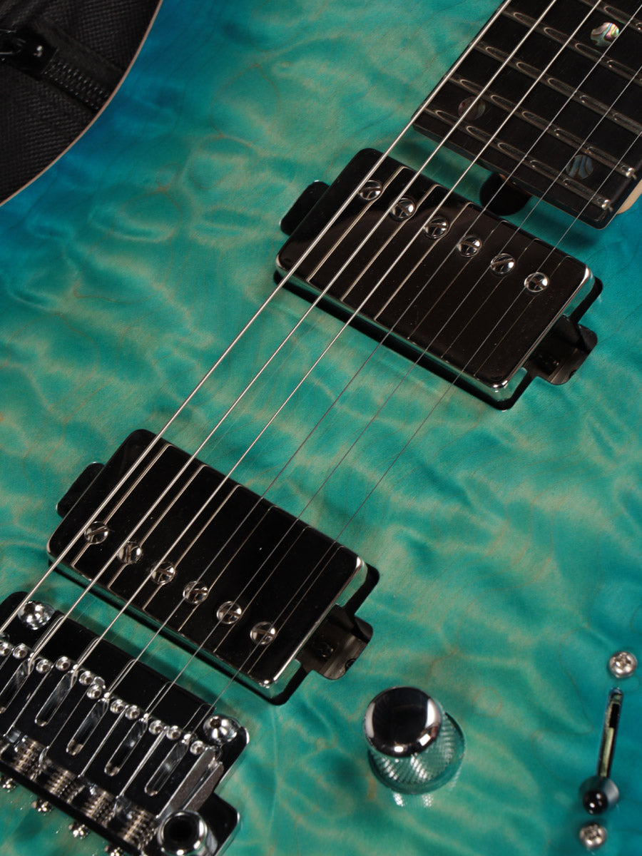 T's Guitars / DST-Pro24 Carved Quilt Centura Blue – Ishibashi