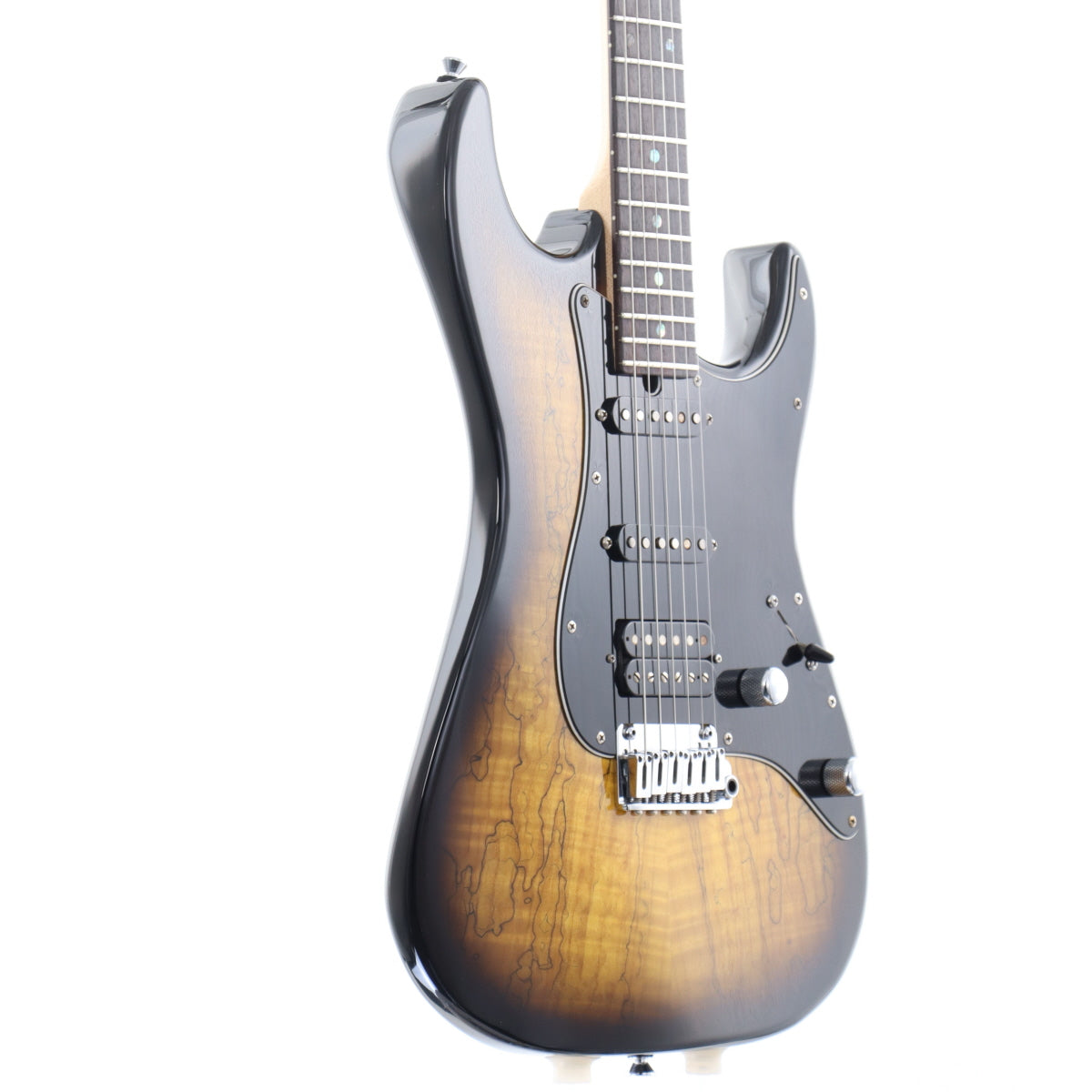 T's Guitars / DST-Classic 22 Spalted Maple Top 2-Tone Sunburst
