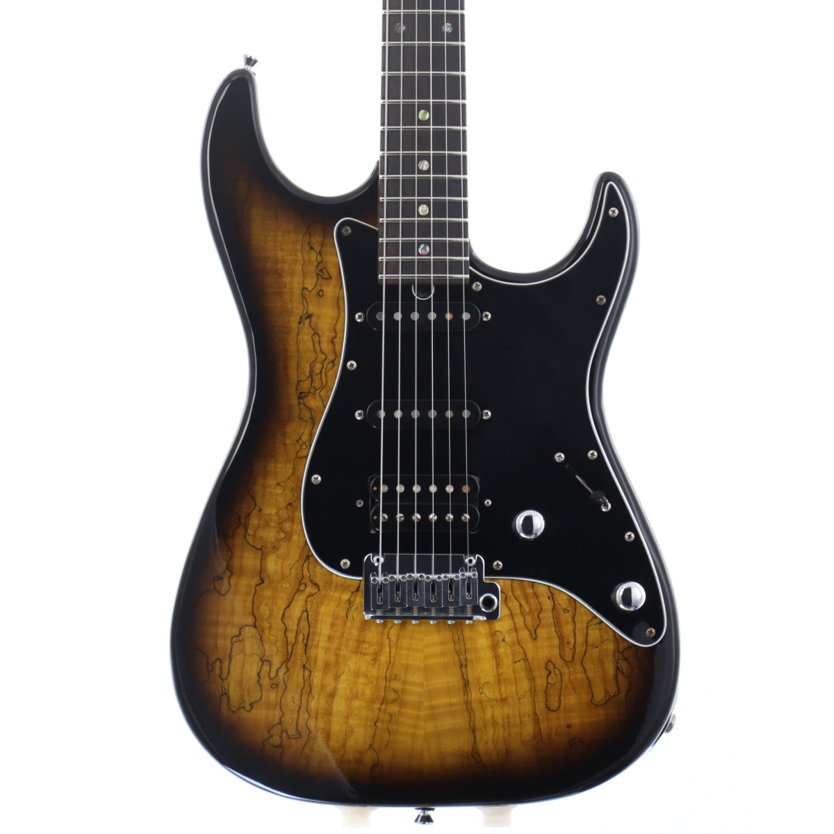 T’s Guitars DST-Classic T's Guitars / DST-Classic 22 Spalted Maple Top 2-Tone Sunburst