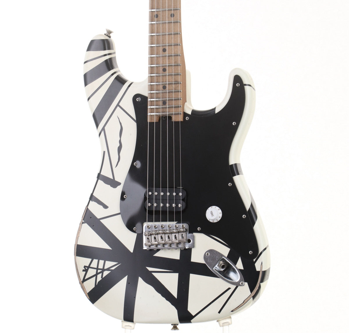 EVH / Striped Series 78 Eruption Maple Fingerboard White with