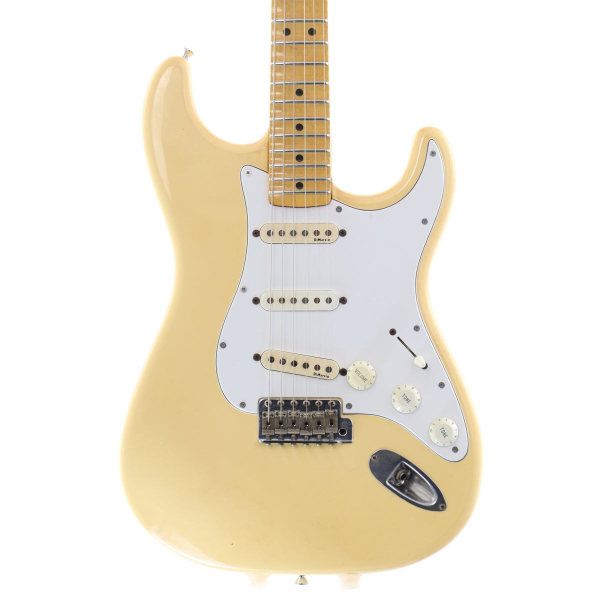 Fender Japan ST71-140YM DBL ［訳アリ］ Fender Japan / ST71-140YM Yellow and White – Ishibashi Music
