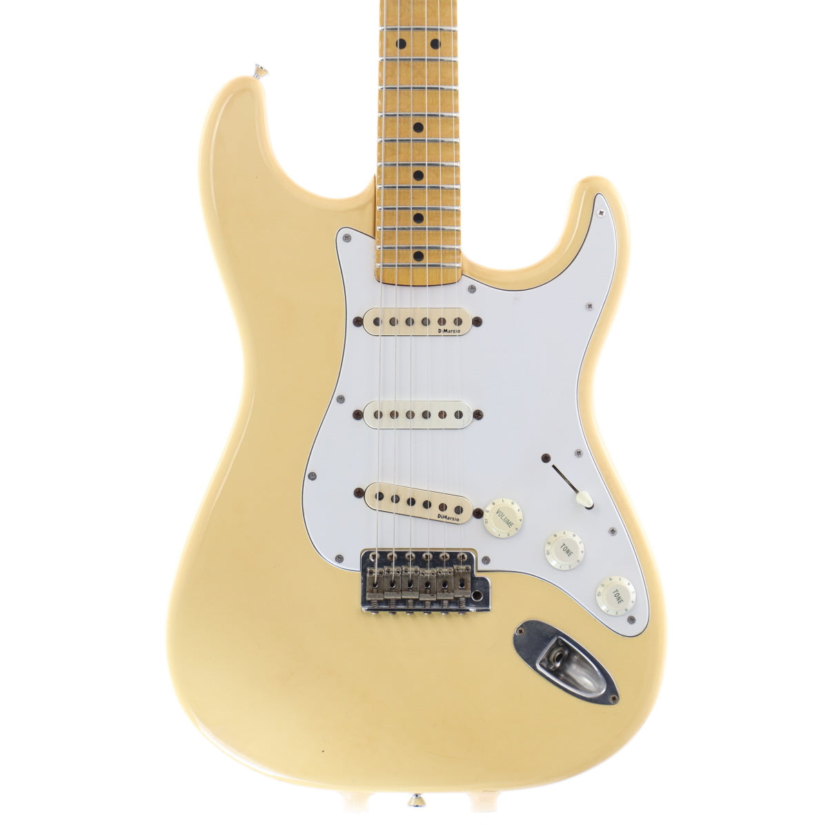 Fender Japan ST71-140YM DBL ［訳アリ］ Fender Japan / ST71-140YM Yellow and White – Ishibashi Music
