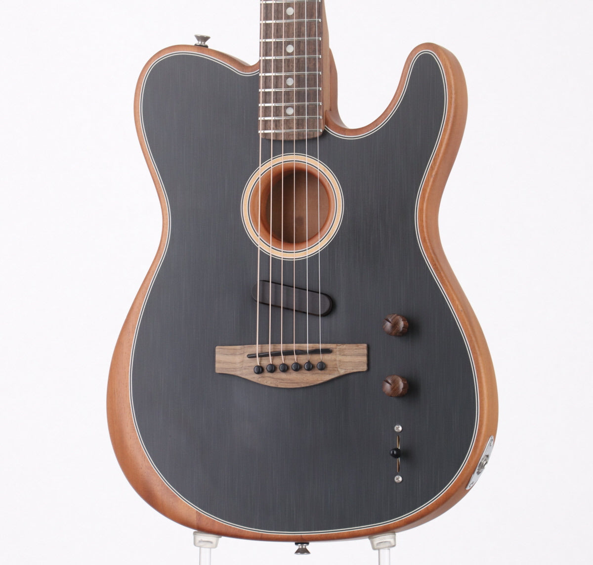 FENDER MEXICO / Acoustasonic Player Tele Brushed Black – Ishibashi