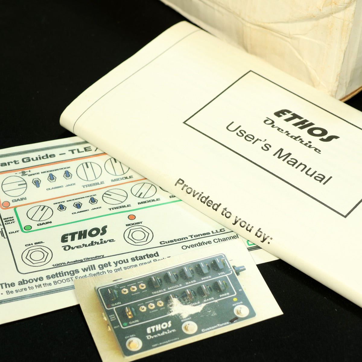 CUSTOM TONES / ETHOS OVERDRIVE – Ishibashi Music Corporation.
