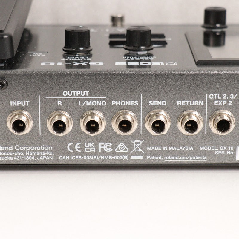 【未使用】BOSS GX-10 + BT-DUAL シールドプレゼント中♪5/10迄】 BOSS GX-10 BT-DUALセット ポータブル